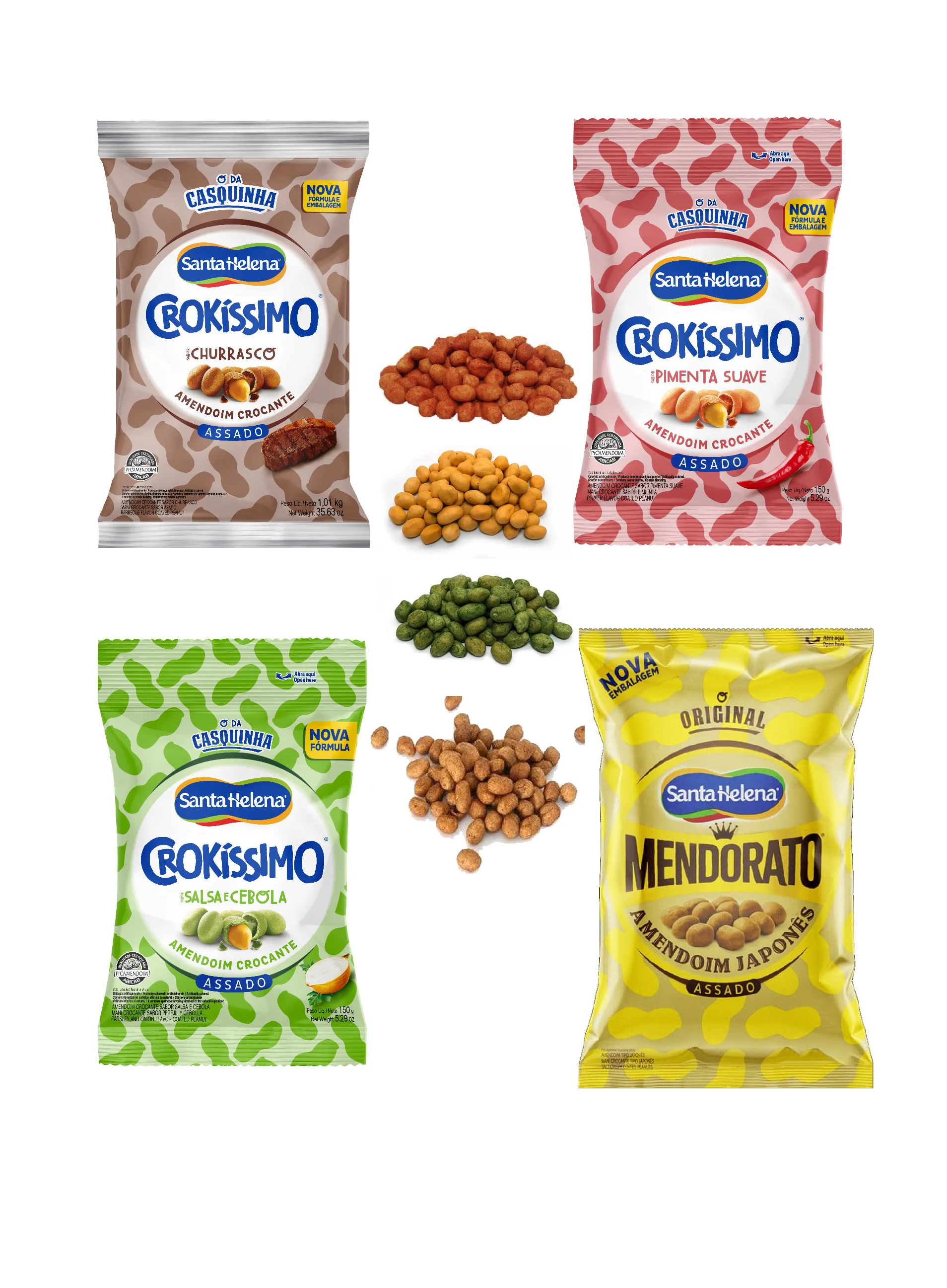 Crokissimo Peanuts 1kg - Santa Helena